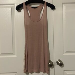 Women’s Urban Behavior Floral Lace Back Tank Top Size Medium